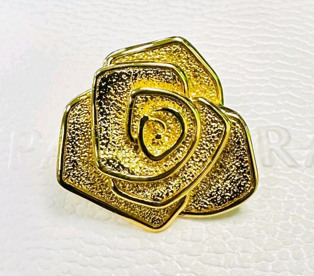 New Authentic Pandora Rose in Bloom Oversized Charm #763675C00 w/ box