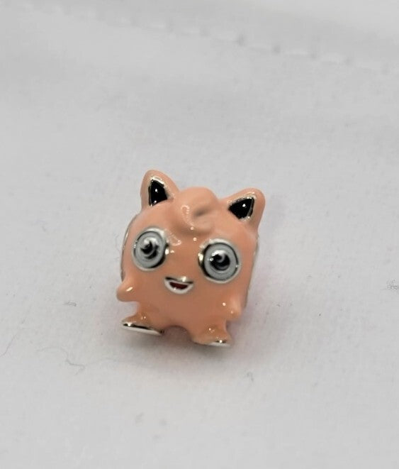 Autenthic Sterling Silver Pokemon Jigglypuff Bead Charm 