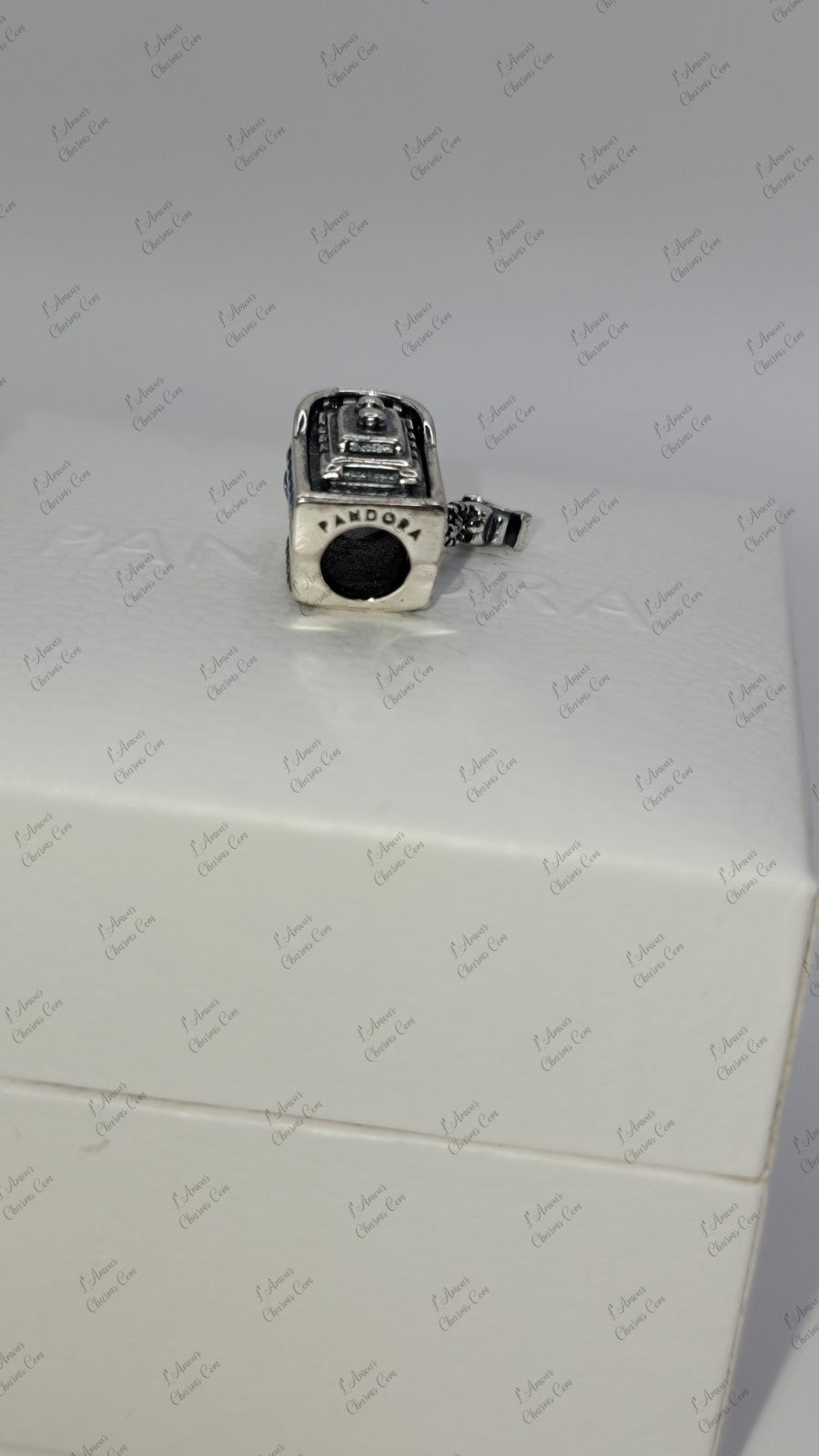 Authentic Pandora Anchored Cruise Ship Charm 792198C01 W/ Box E32