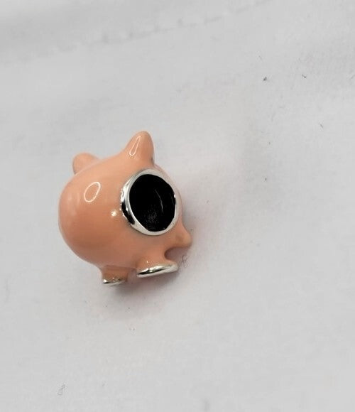 Autenthic Sterling Silver Pokemon Jigglypuff Bead Charm 