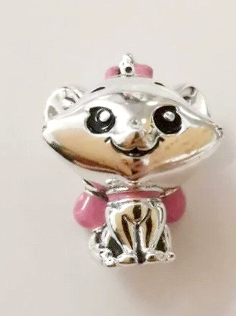 Authentic Pandora #798848C01 Disney The Aristocats Marie Ale Charm W/ Box D37