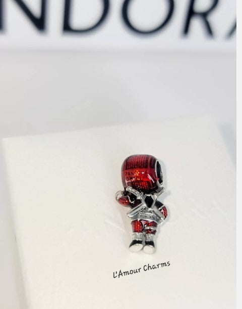 Authentic Marvel Deadpool Charm w/ Box D12 SALE! SALE! w/ Pouch