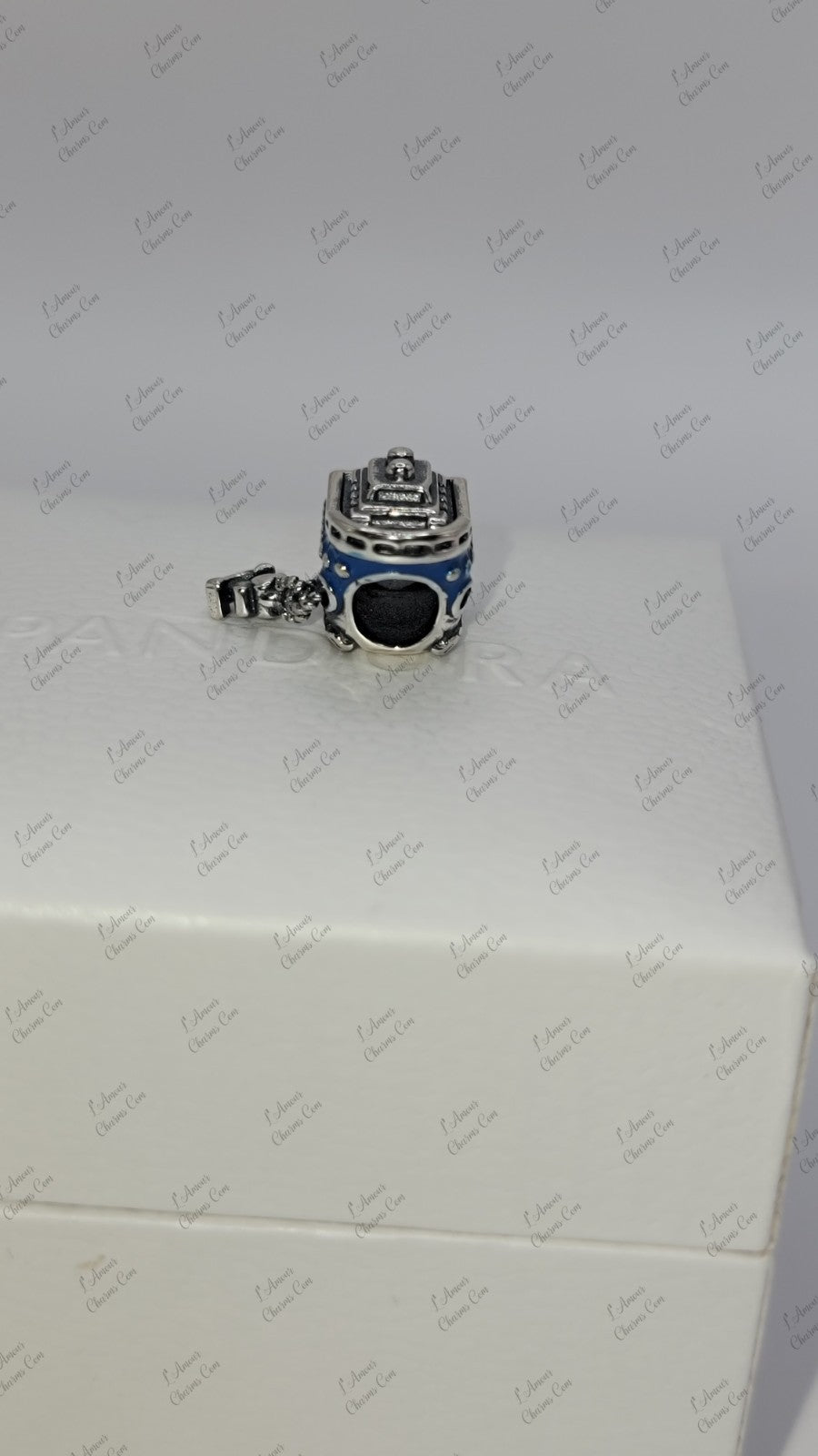 Authentic Pandora Anchored Cruise Ship Charm 792198C01 W/ Box E32