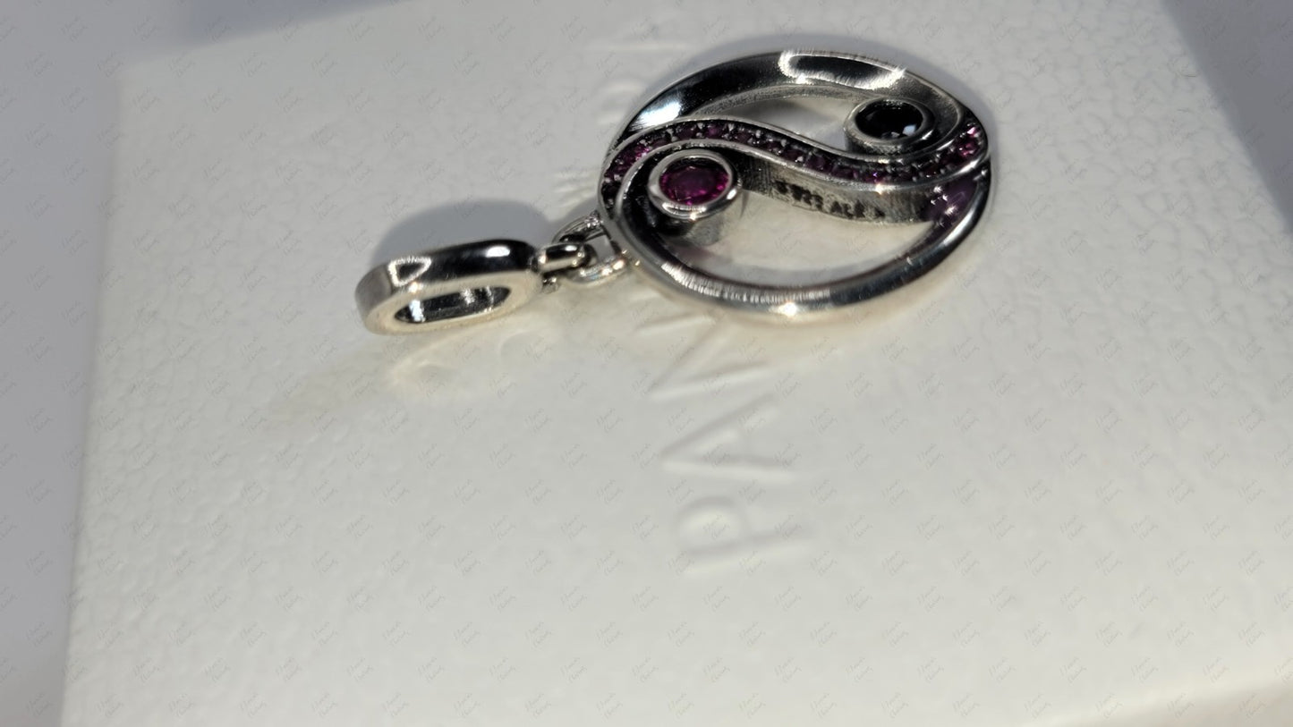 Autenthic Pandora Me Balance Yin & Yang Medallion Charm - 792307C01 W/ Box B36