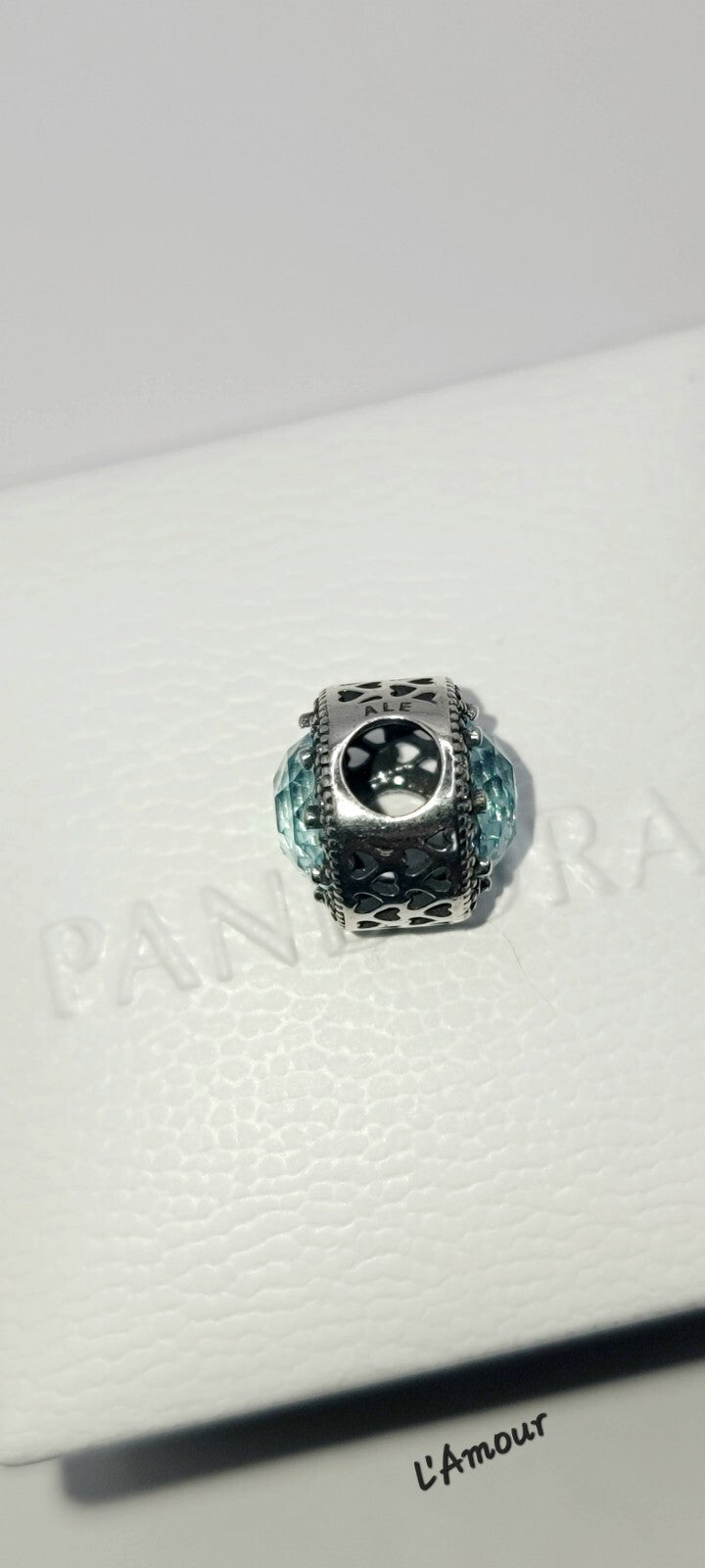 Authentic Glacier Blue Crystal and Clear Zirconia - 791725NGL w/ Box SALE! SALE!