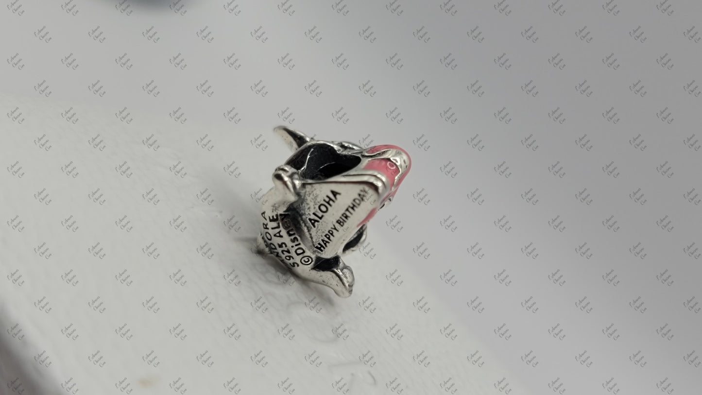 Authentic Pandora #793189C01 Disney Stitch Birthday Cake Charm A24 w/ Box